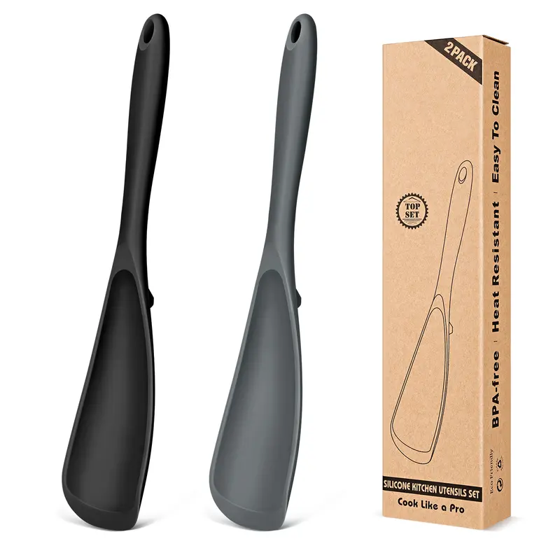 Pack of 2 Cooking Spoons for Non stick Cookware
