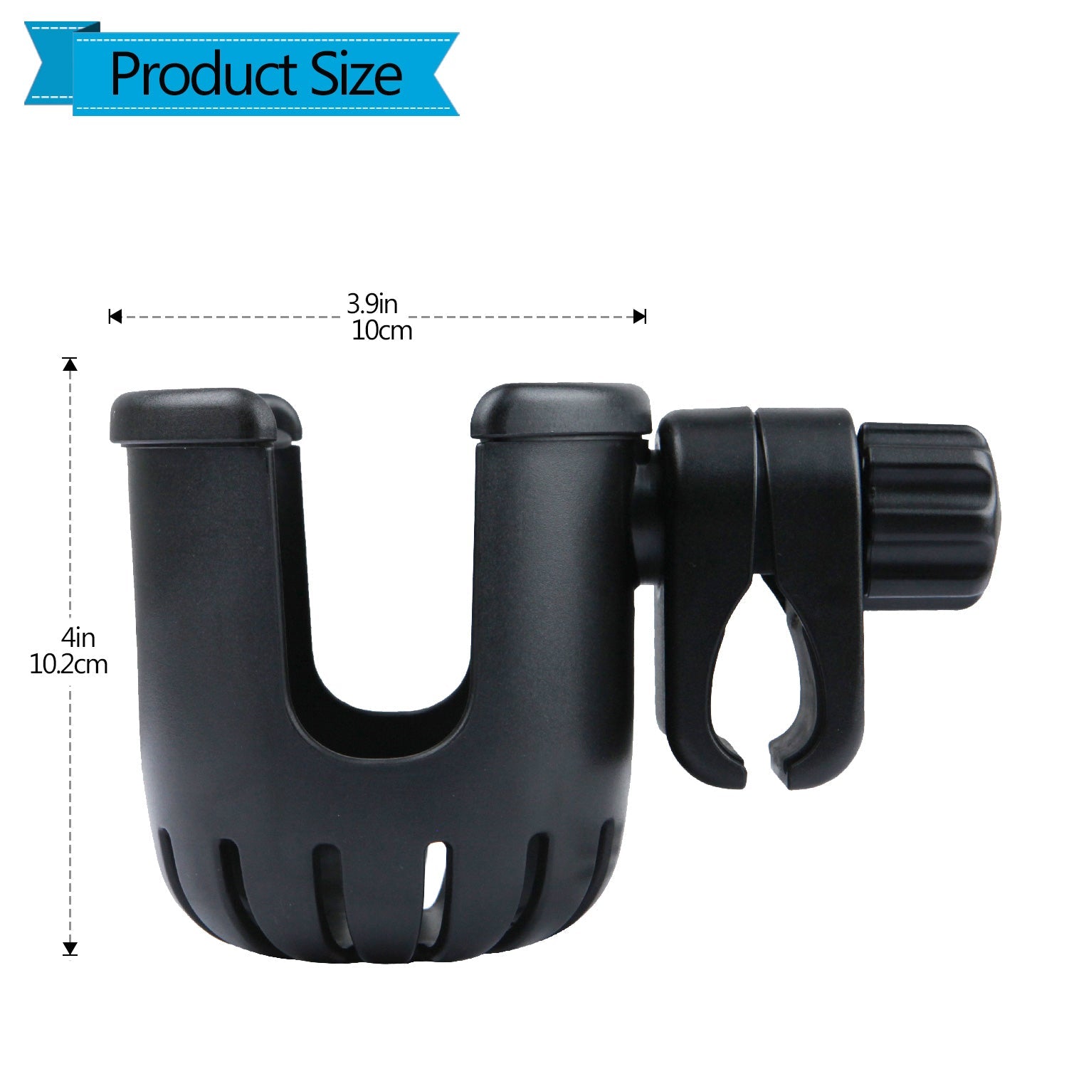 Universal Cup Holder for Strollers and Bikes