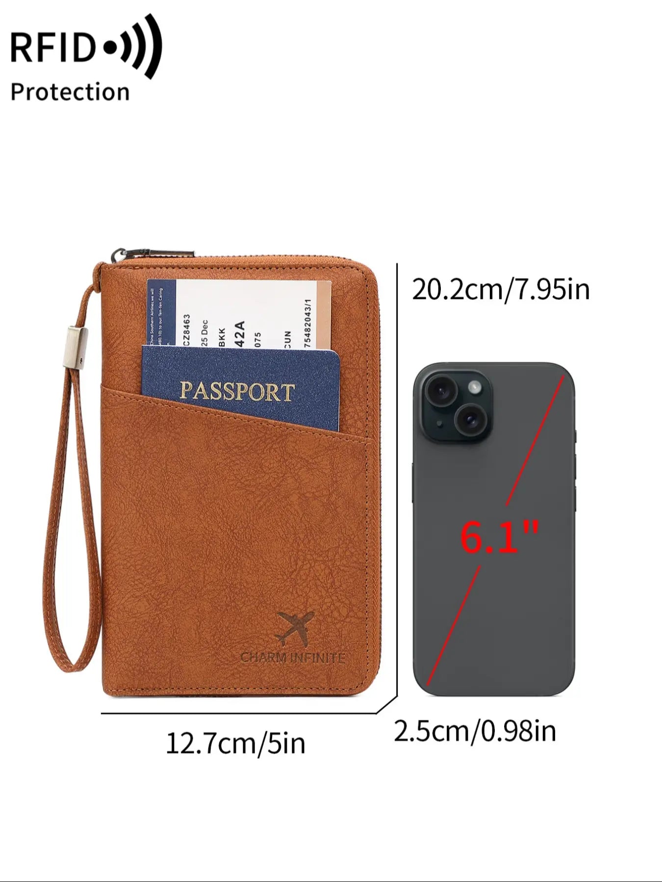 RFID Blocking Passport Holder