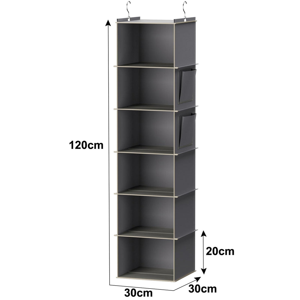 Six-Shelf Hanging Closet Organizer image 3