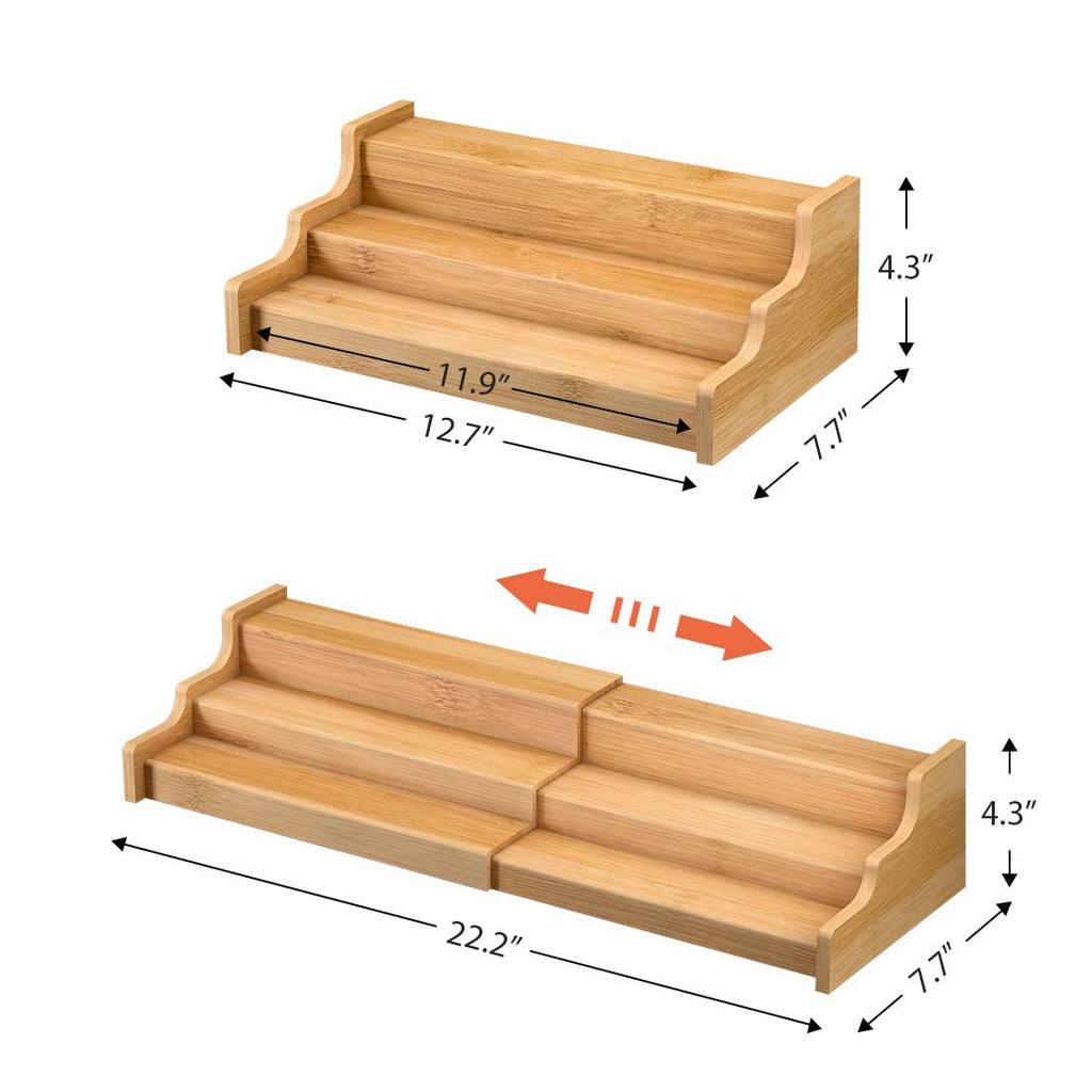 Expandable Bamboo Spice Shelf image 6