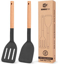 2-Pack Short-Handle Silicone Spatulas