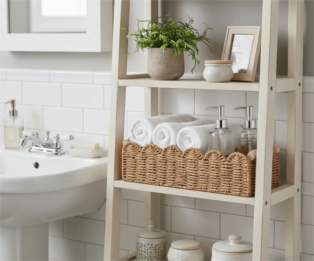 Woven Toilet Paper Storage Basket image 3