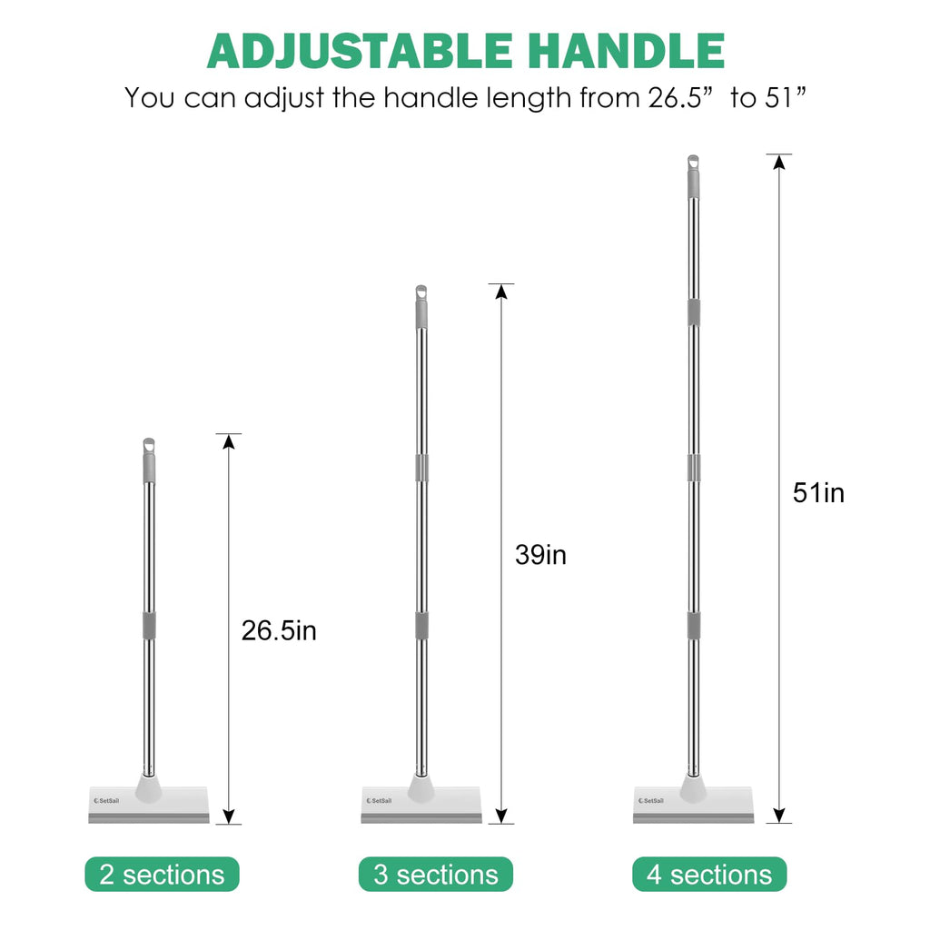 Adjustable Long-Handle Floor Brush image 2