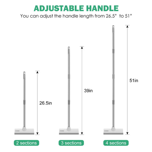 Adjustable Long-Handle Floor Brush image 2