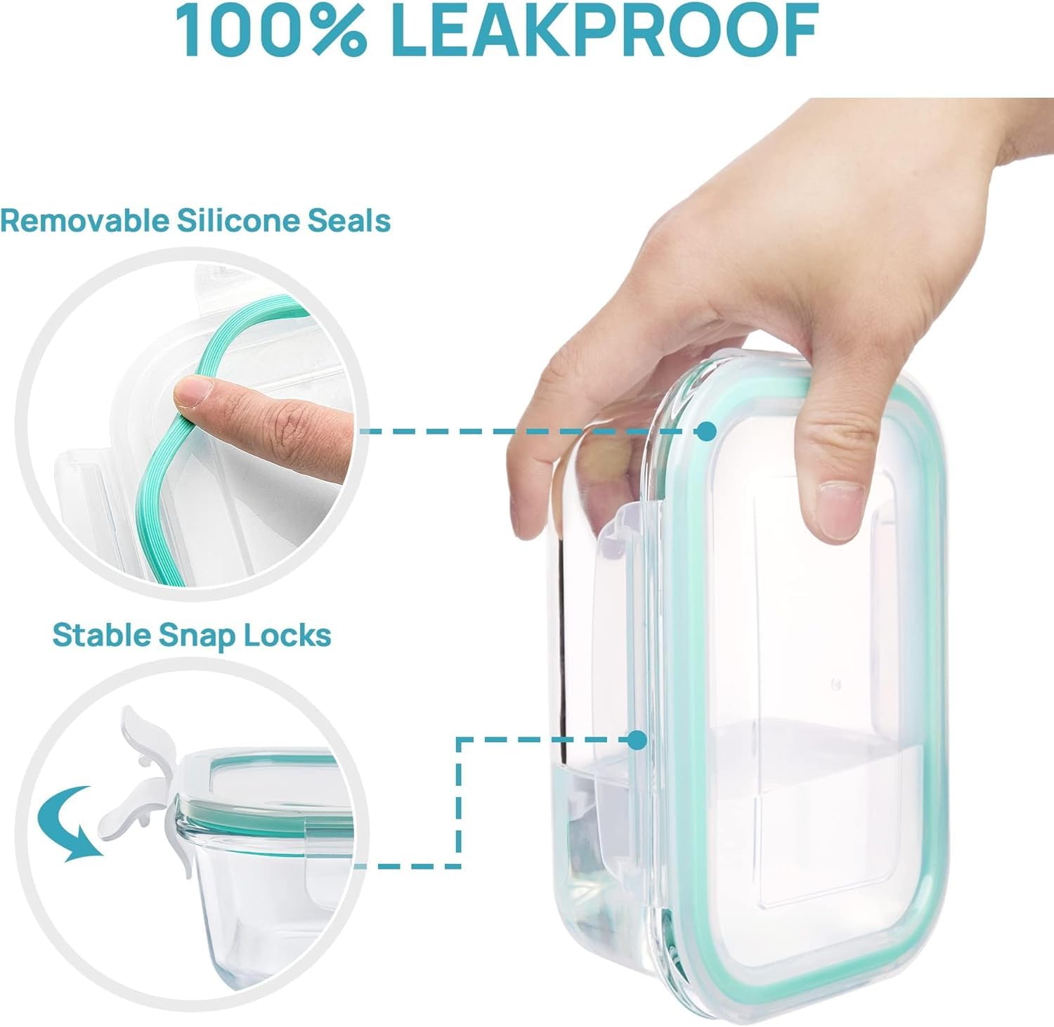 Glass Food Storage Container Set image 3