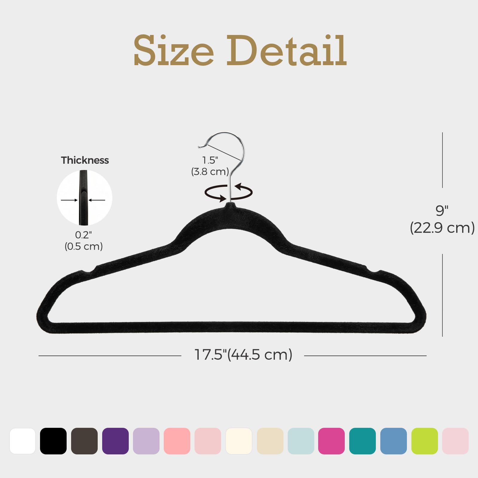 Slim Clothes Hanger Set image 5
