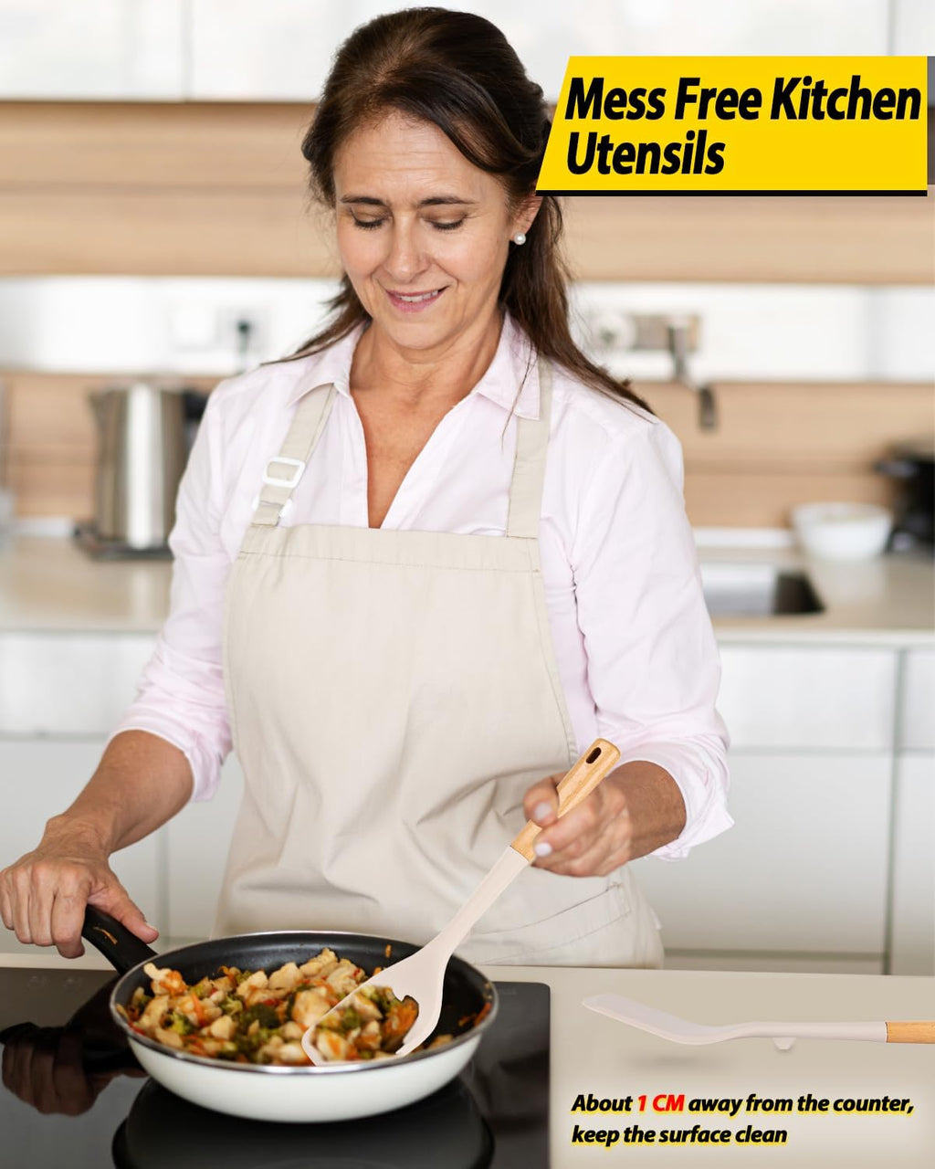 2-Pack Large Silicone Spatula Set