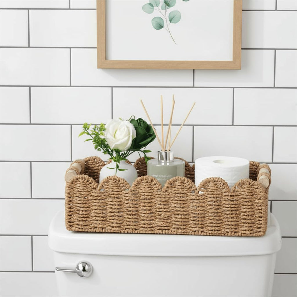 Woven Toilet Paper Storage Basket image 2
