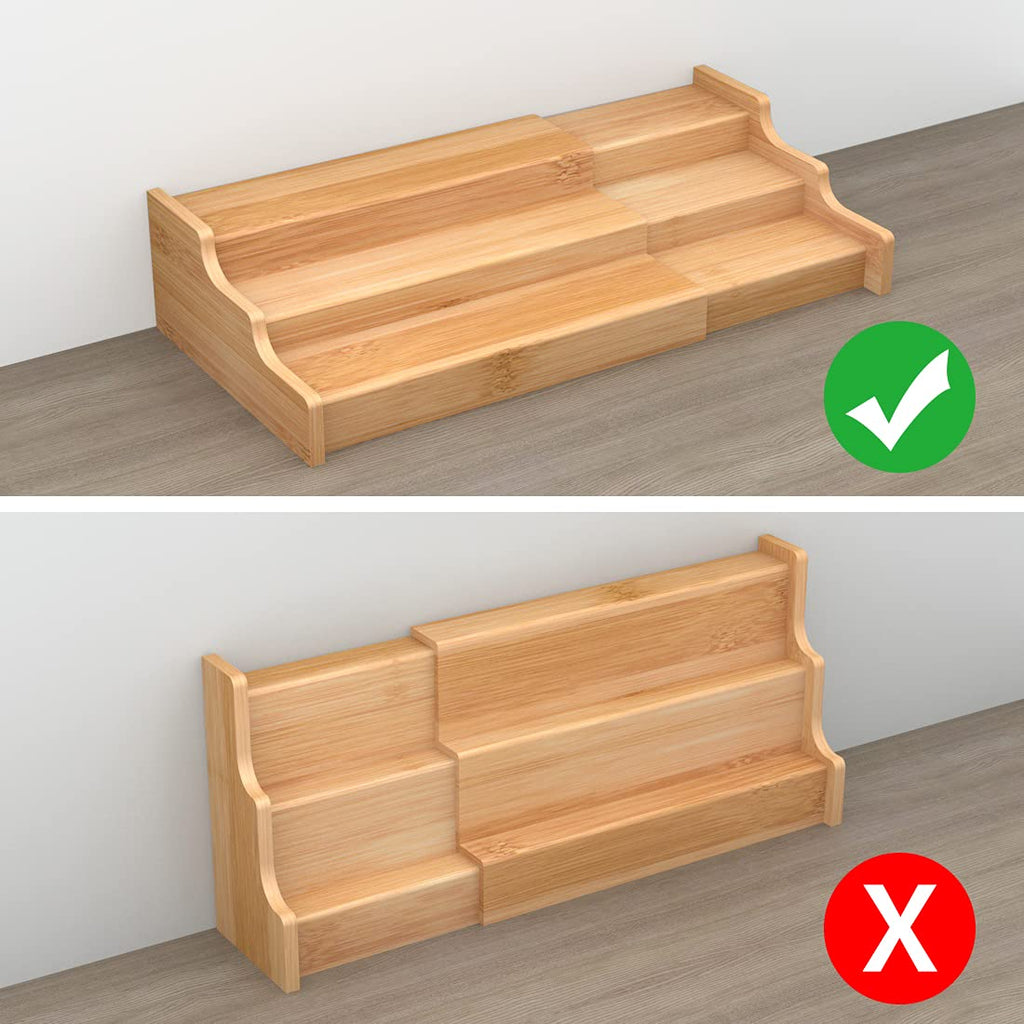 Expandable Bamboo Spice Shelf image 2