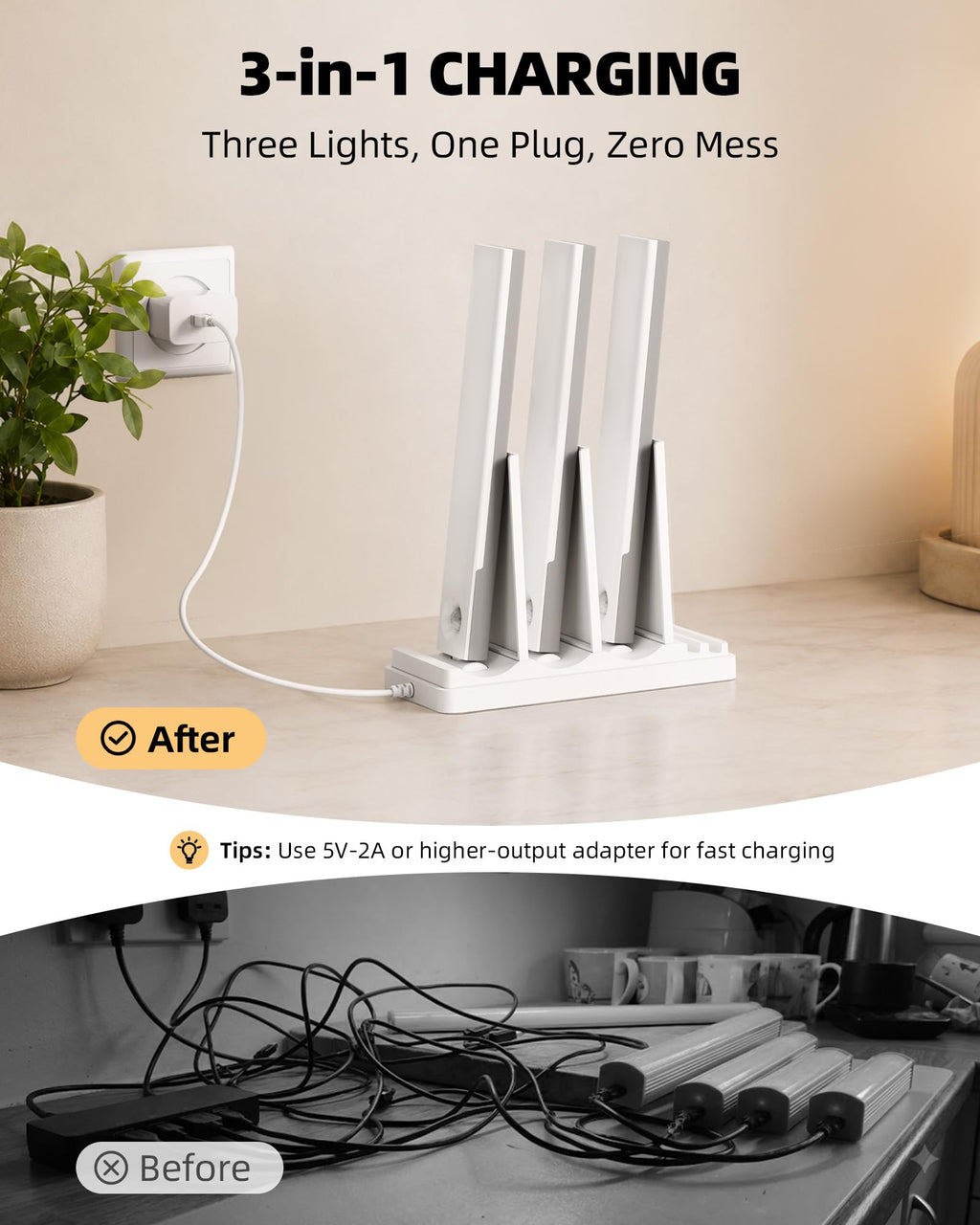 Rechargeable Under-Cabinet Light Set image 5