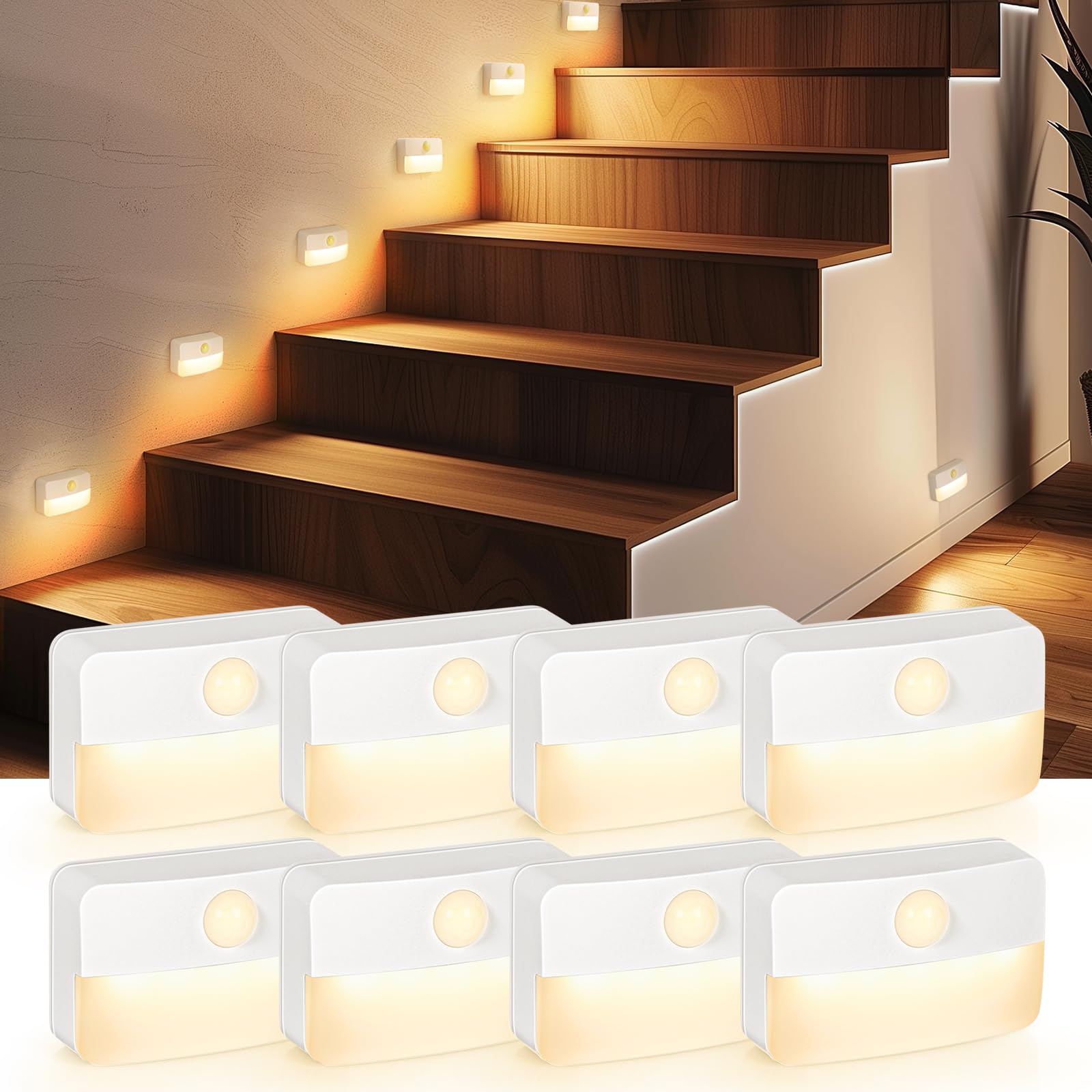 Indoor Motion Sensor Stair Light Set