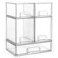 Large Stackable Cabinet Drawer Set
