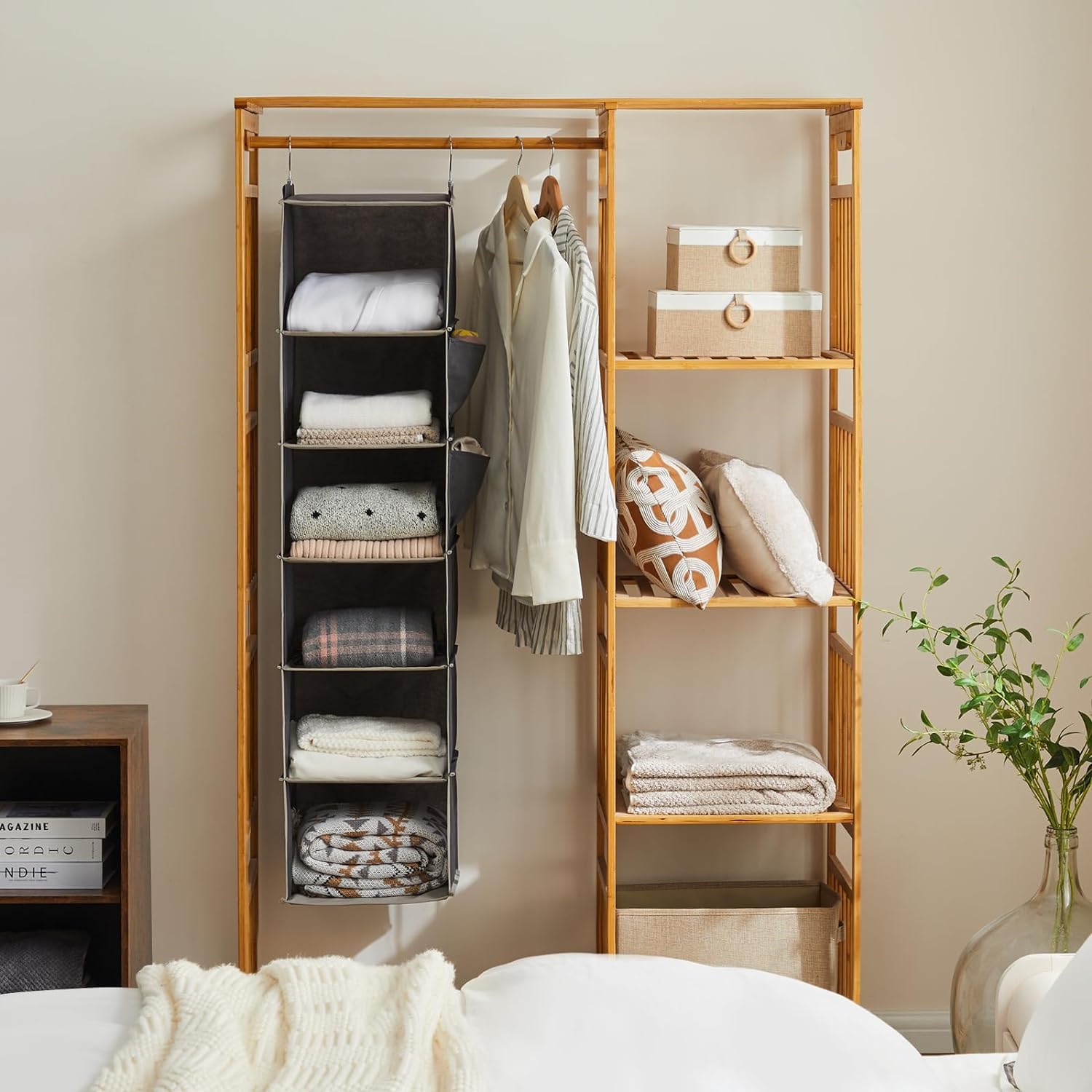 Six-Shelf Hanging Closet Organizer image 2