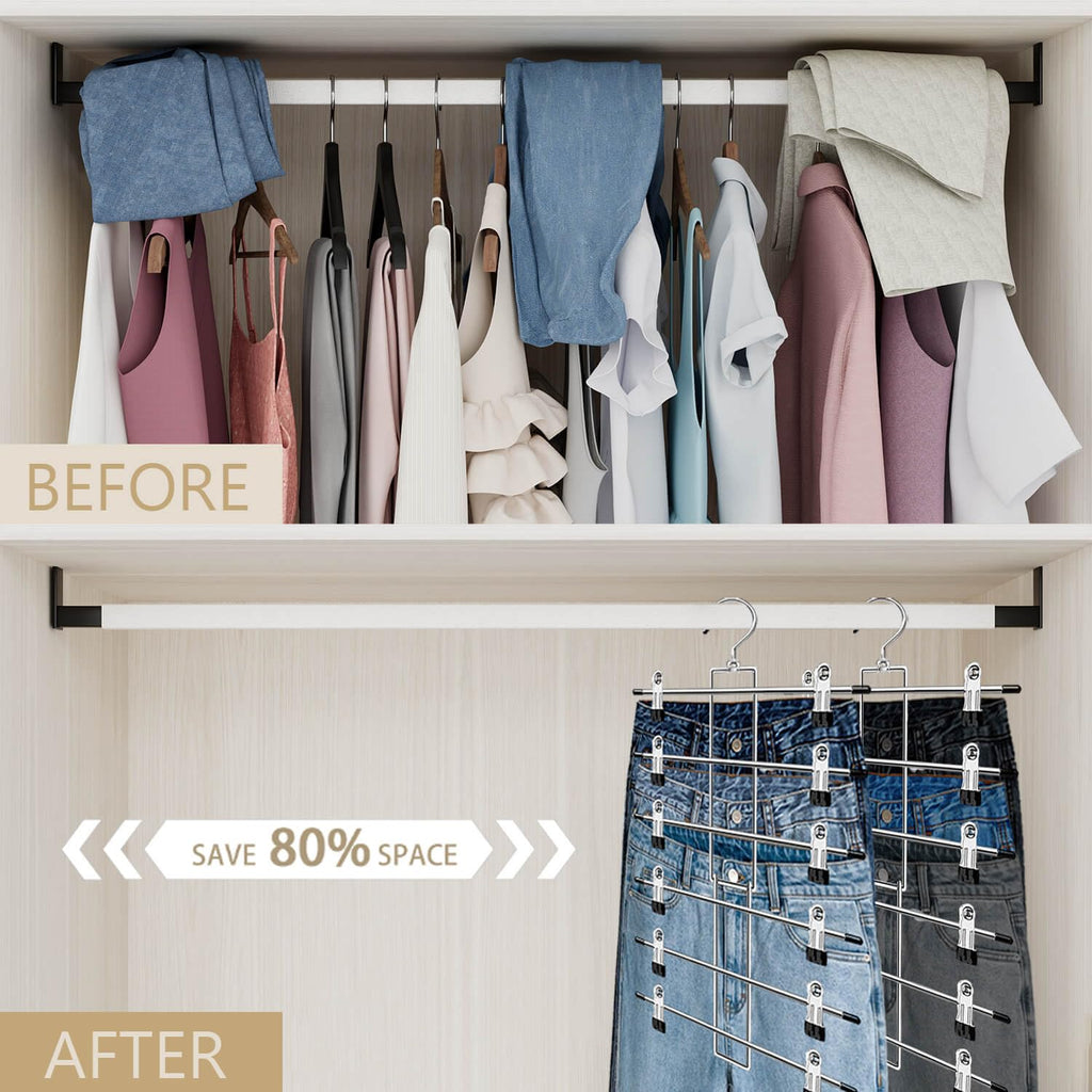 Multi-Tier Pants Hanger Set image 2