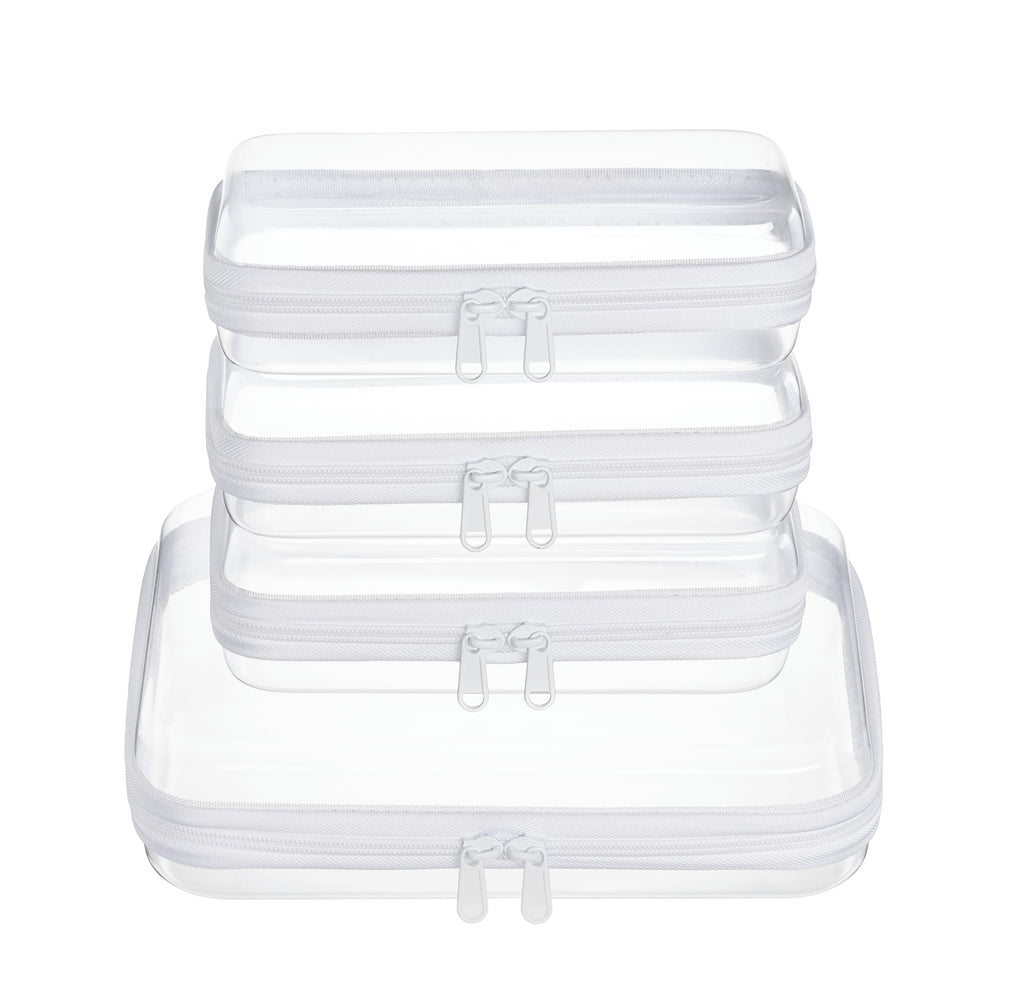 Clear Zipper Pouch Set
