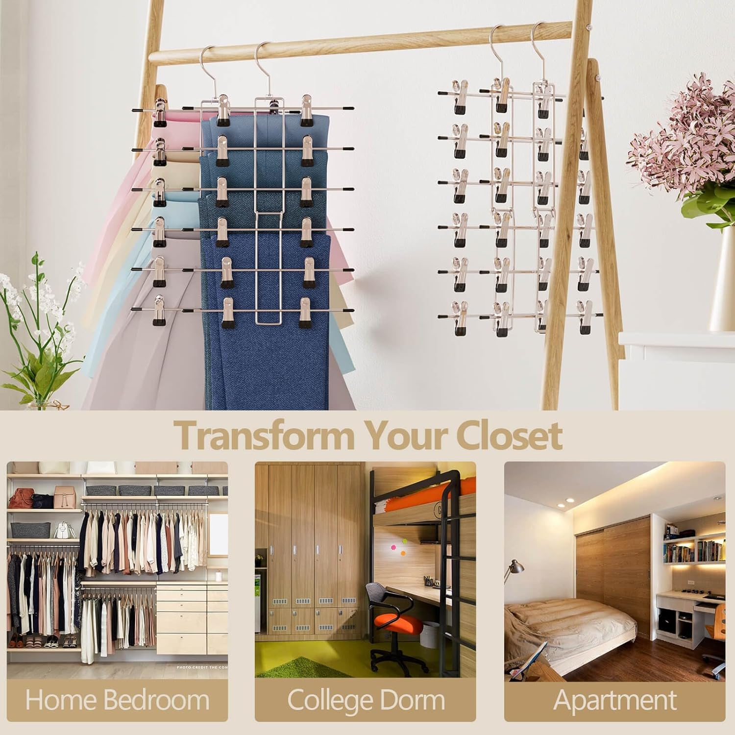 Multi-Tier Pants Hanger Set image 5