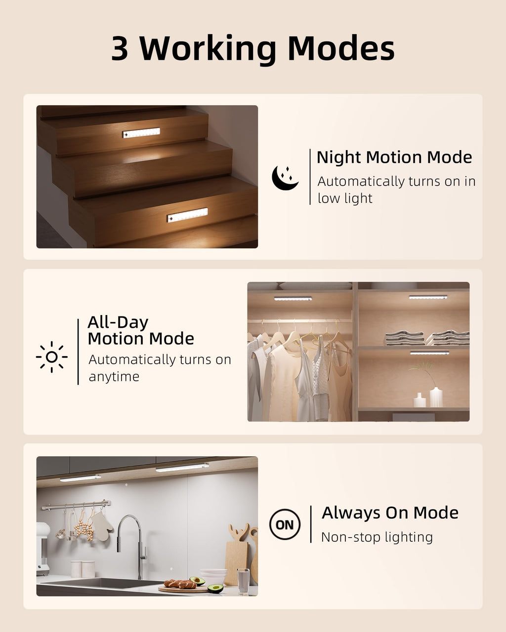 Rechargeable Under-Cabinet Light Set image 7