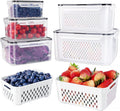 Fruit Storage Containers with Removable Colander