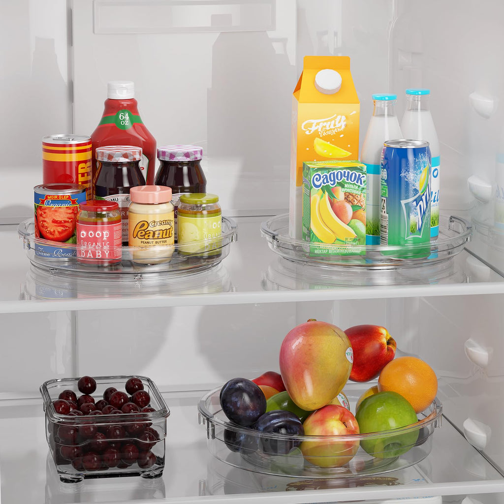 Three-Piece Rotating Cabinet Organizer Set image 2