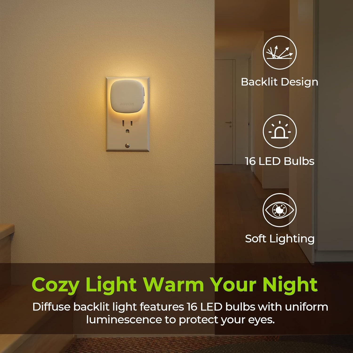 Plug-In Motion Sensor Night Light image 2