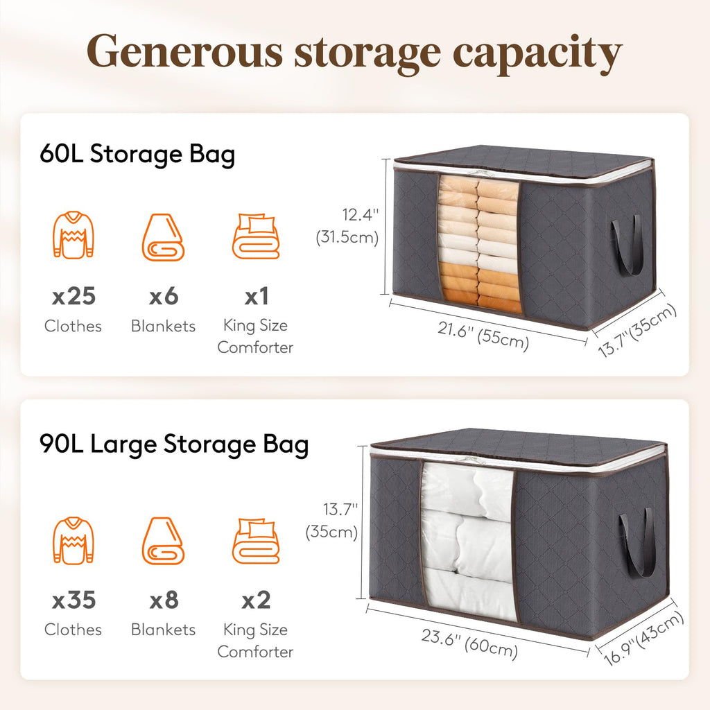 Fabric Storage Bag Set - Style 4 image 2