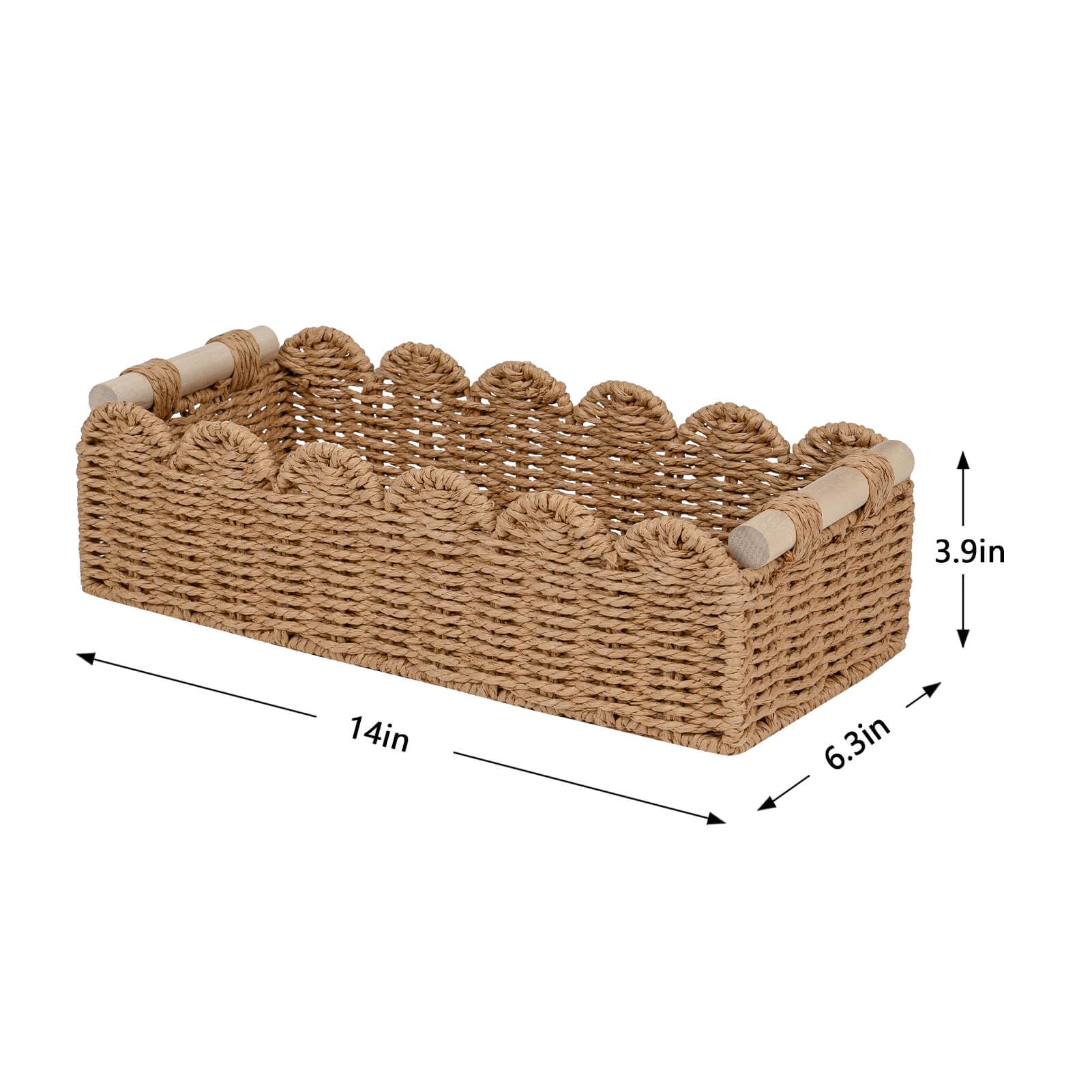 Woven Toilet Paper Storage Basket image 4