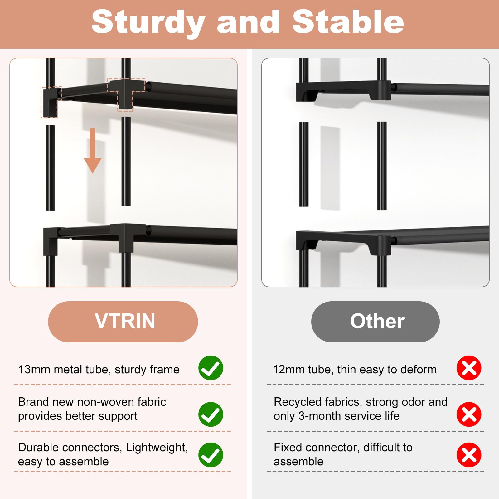 Tall Modular Shoe Storage Rack image 6