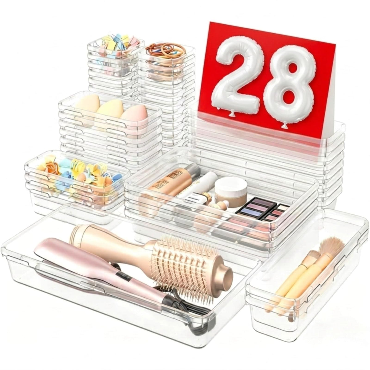 Modular Makeup Drawer Organizer