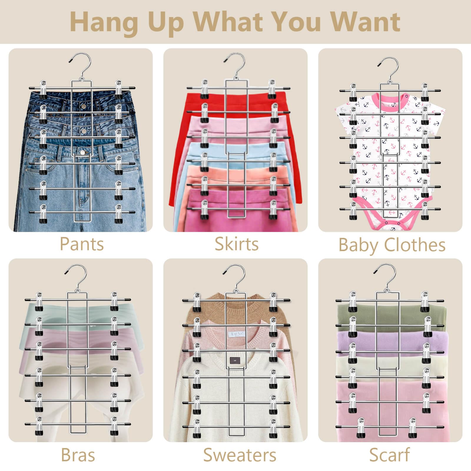 Multi-Tier Pants Hanger Set image 4