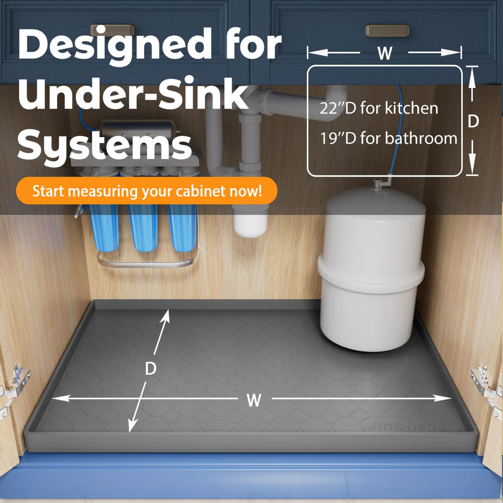 Silicone Under-Sink Cabinet Mat image 6