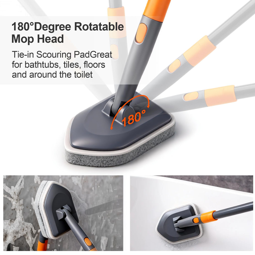 Multi-Head Extendable Tile Scrub Brush image 6