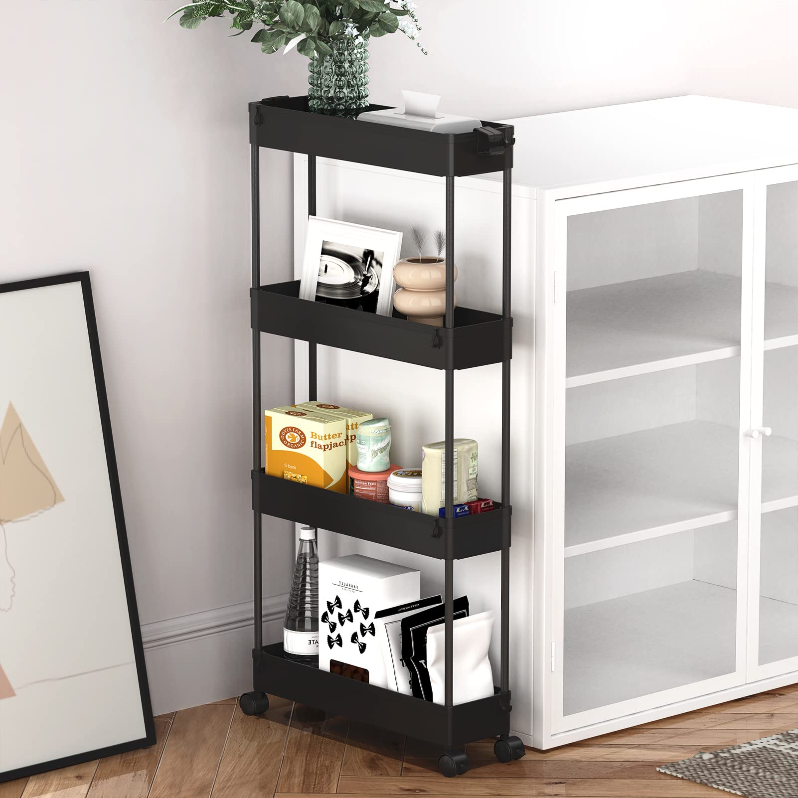 Slim Rolling Storage Cart image 6
