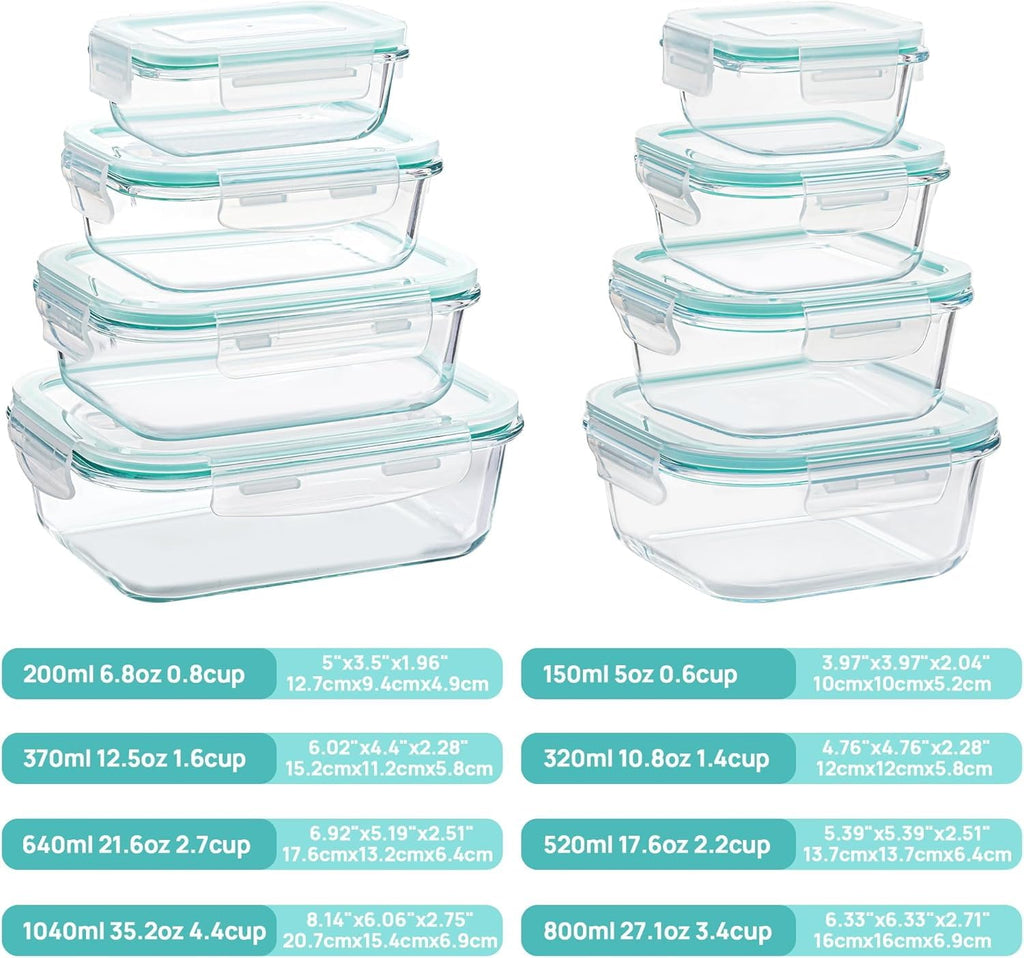 Glass Food Storage Container Set image 2