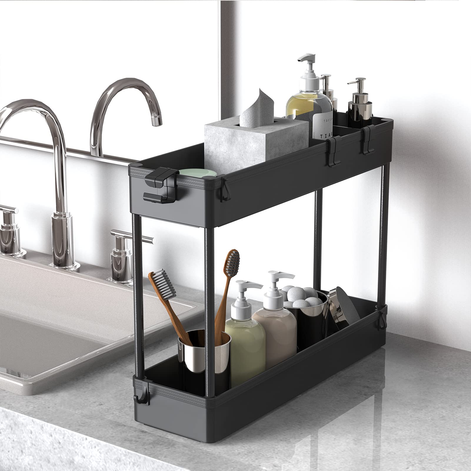 Slim Rolling Storage Cart image 3