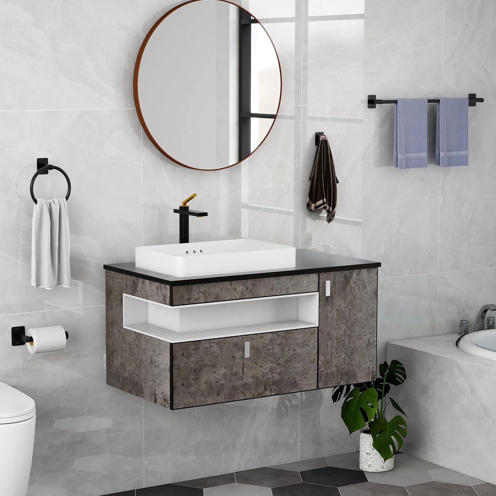 Toilet Paper Holder with Storage - Style 4 image 6