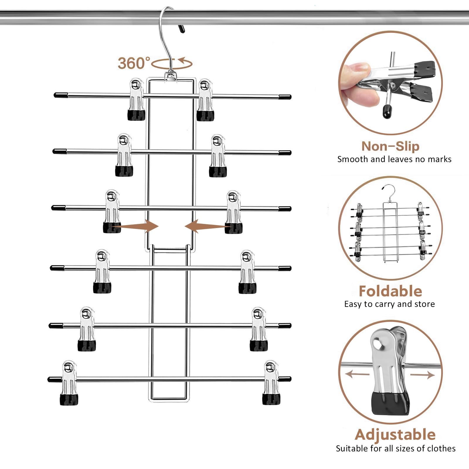 Multi-Tier Pants Hanger Set image 6