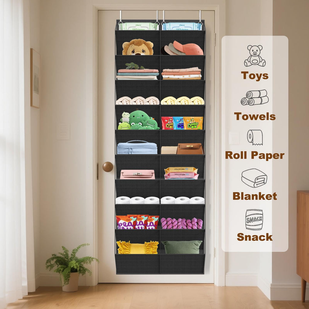 Over-Door Shoe Pocket Organizer image 7