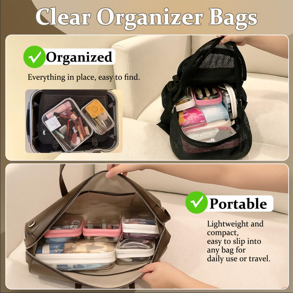 Clear Zipper Pouch Set image 3