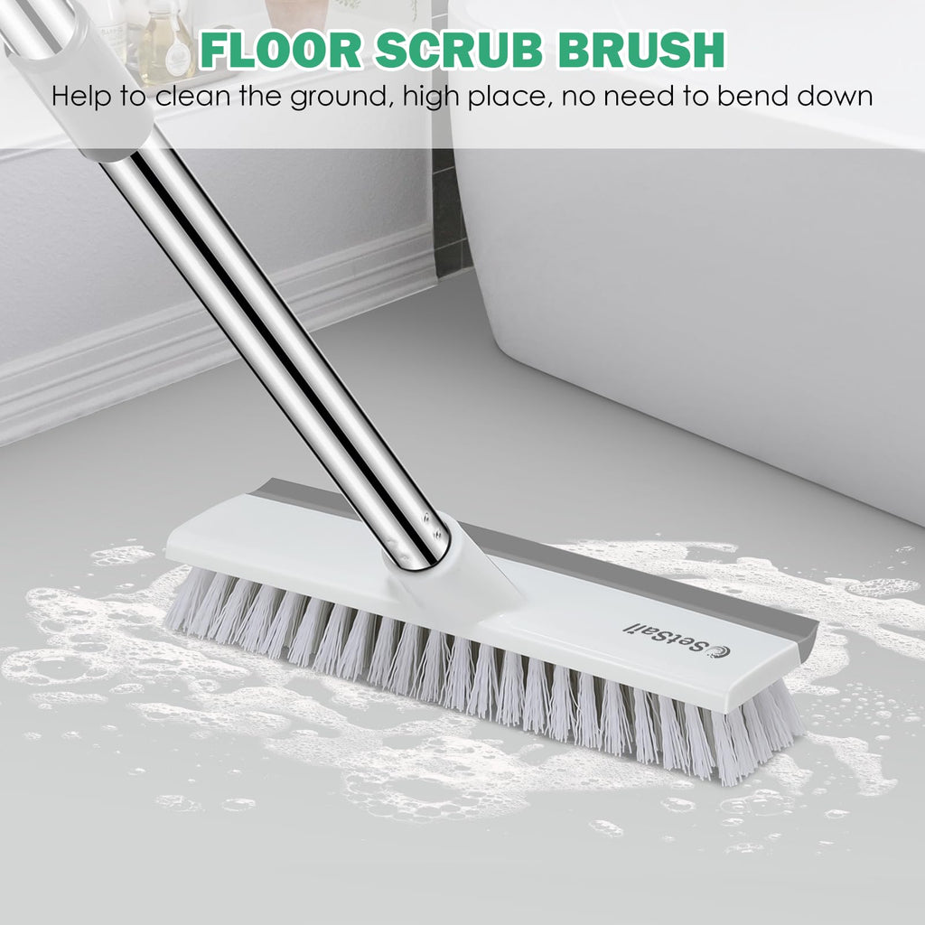 Adjustable Long-Handle Floor Brush image 6