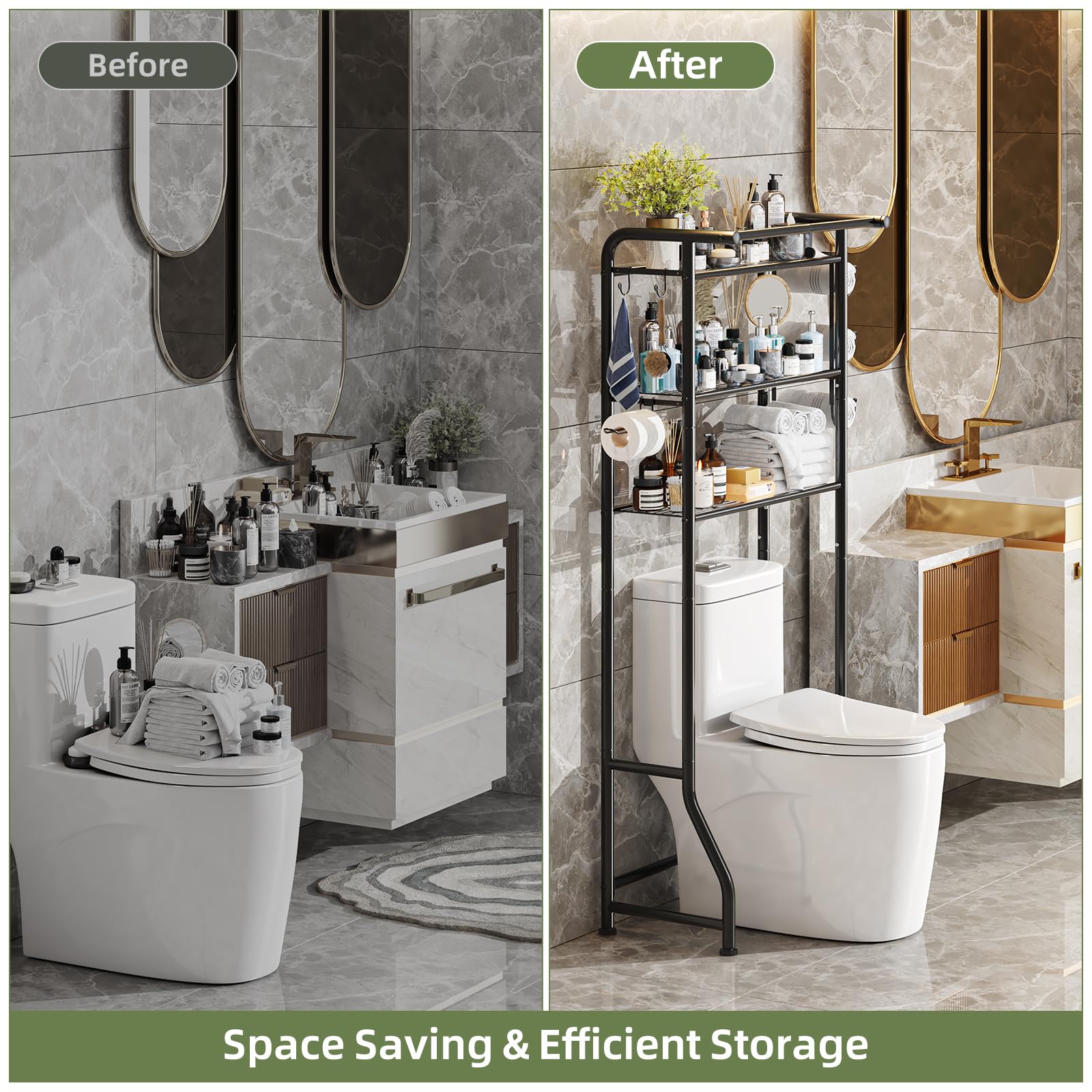 Over-Toilet Storage Shelf - Style 3 image 5