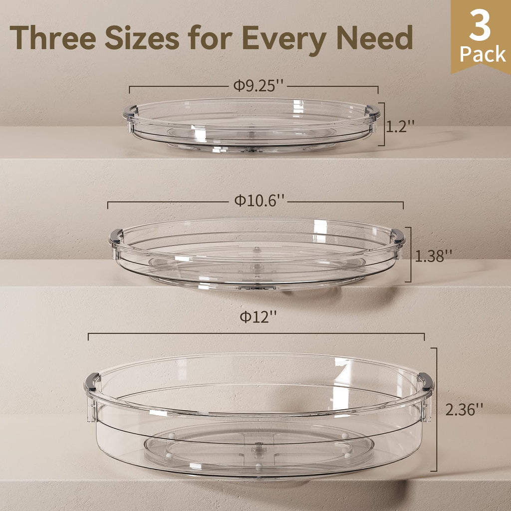Three-Piece Rotating Cabinet Organizer Set image 6