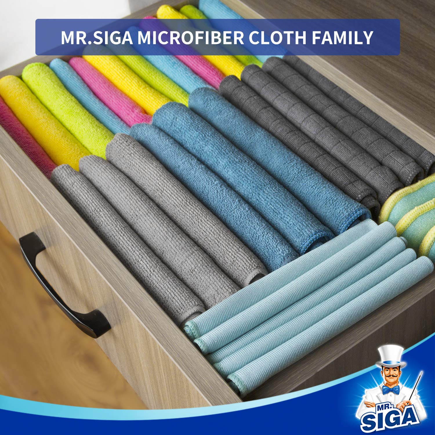 Reusable Microfiber Cleaning Cloth Set image 3