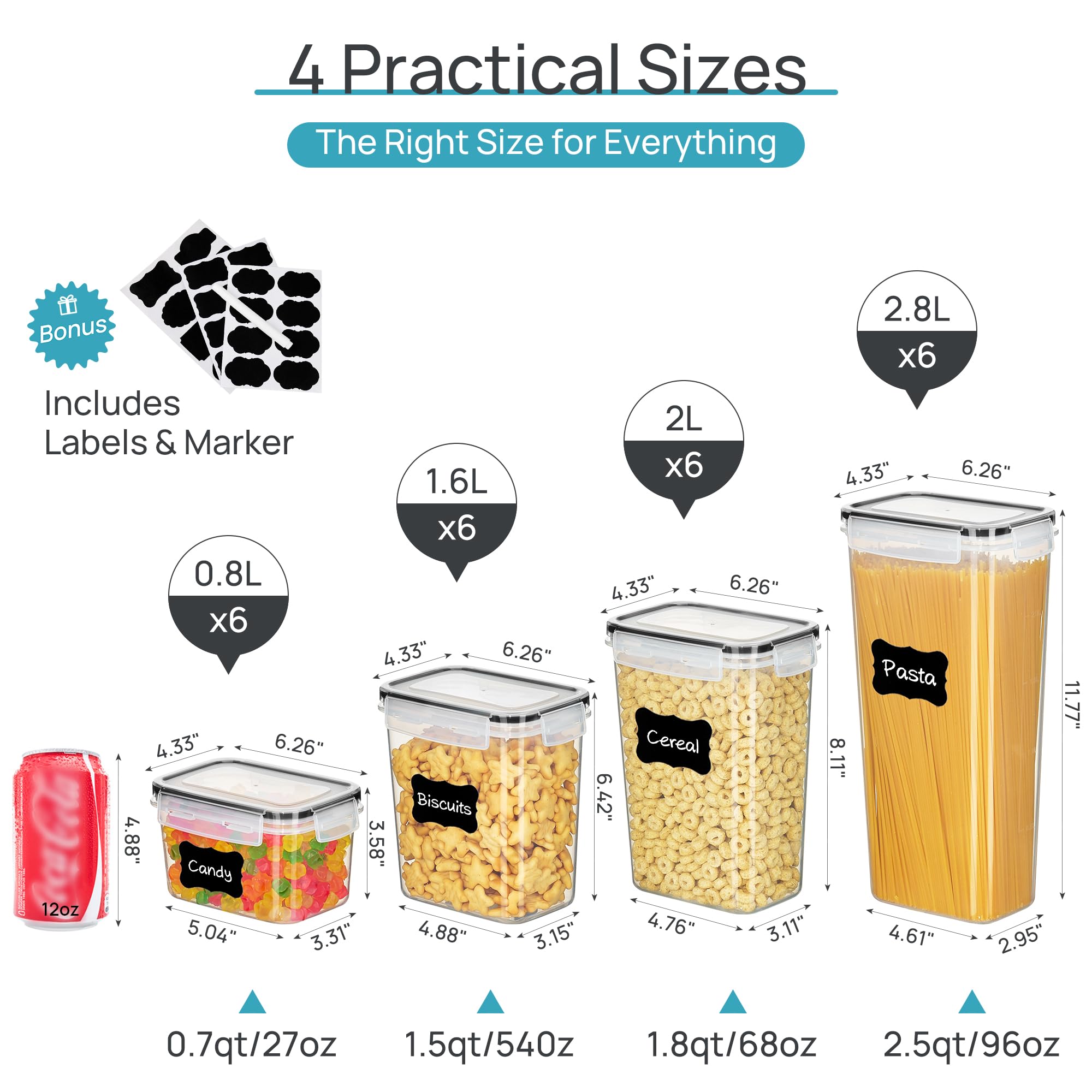 Airtight Pantry Canister Set image 2