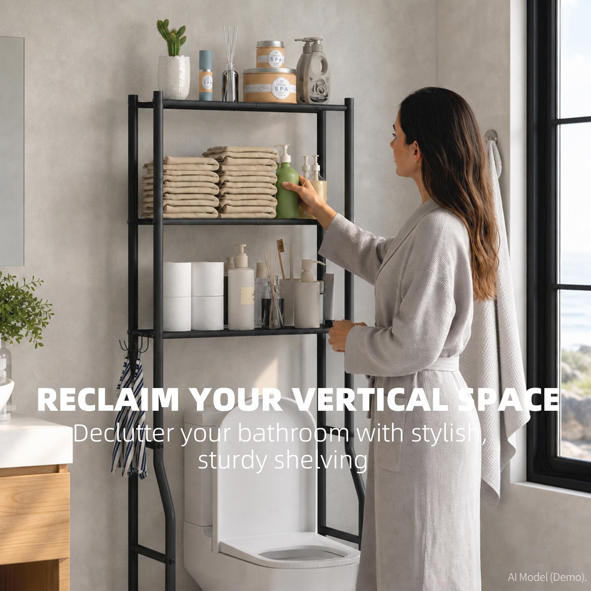 Over-Toilet Storage Shelf - Style 2 image 4