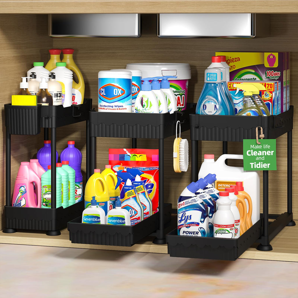 Two-Tier Pull-Out Under-Sink Organizer