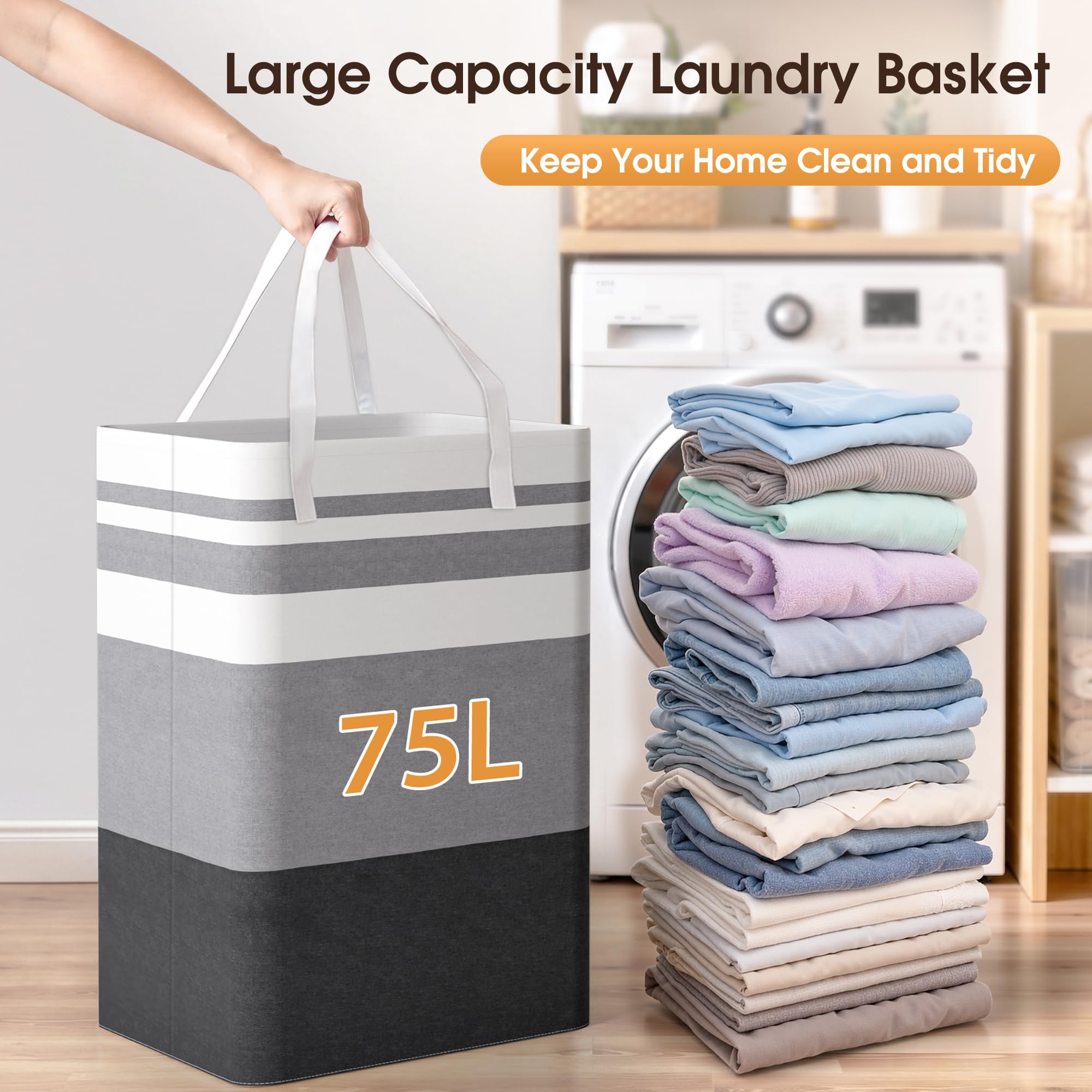 Collapsible Laundry Hamper Set image 5