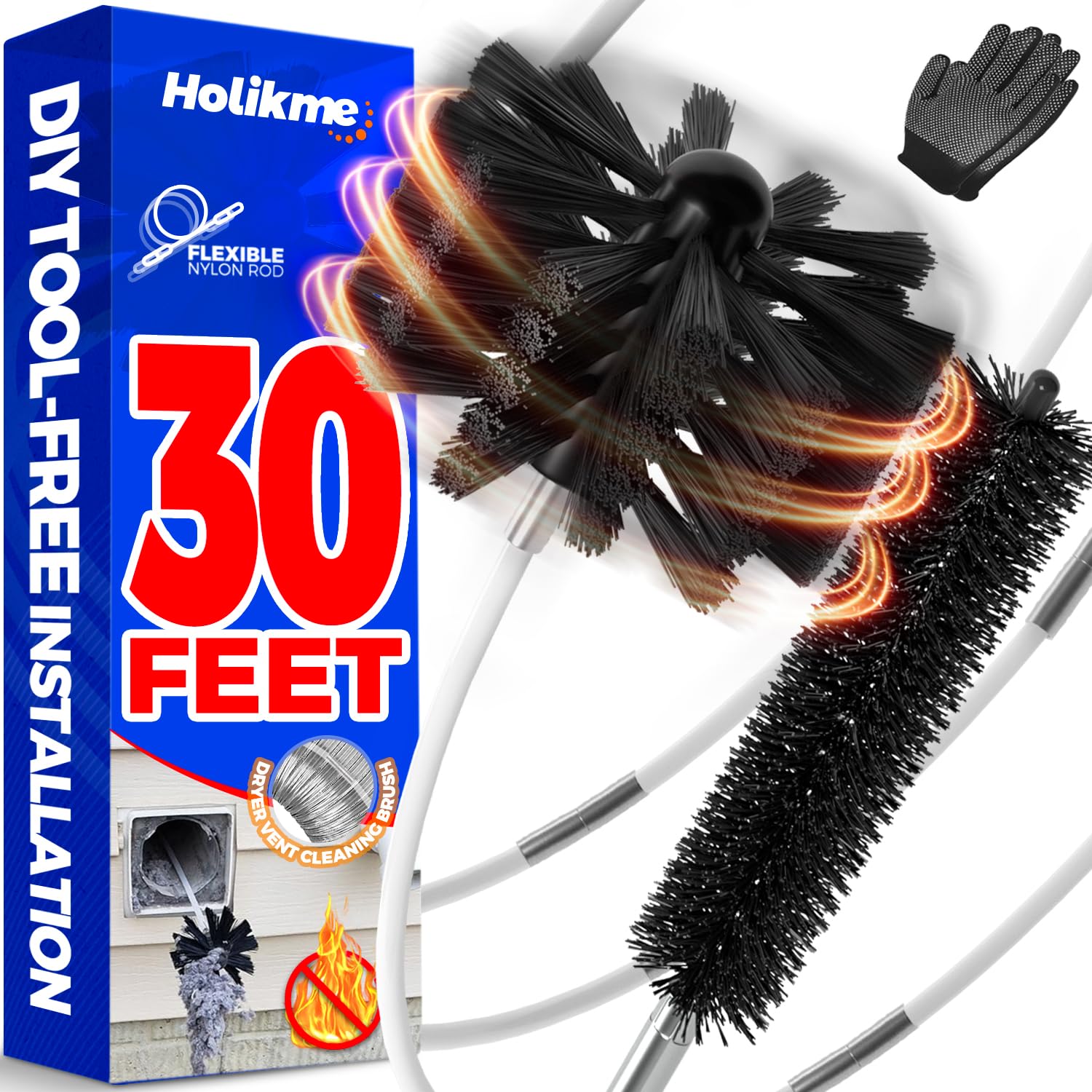 Flexible Dryer Vent Cleaning Kit