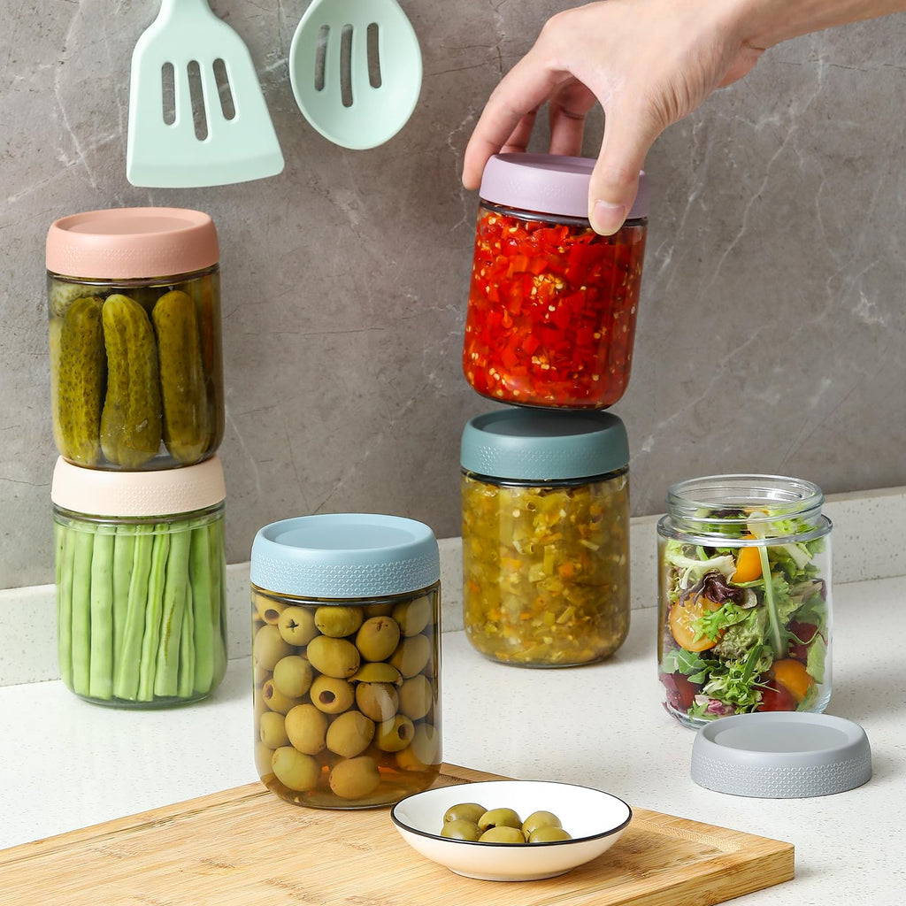 Glass Food Prep Jar Set image 5
