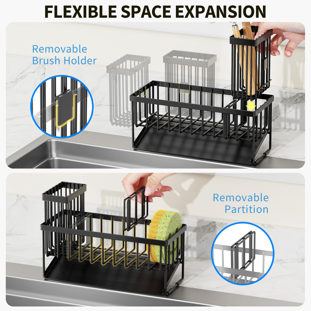 Kitchen Sink Caddy with Drain Tray image 3